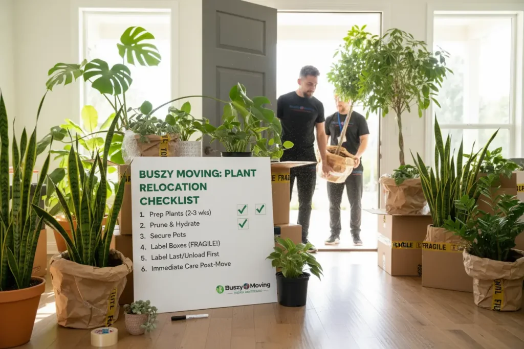Moving with Plants Checklist 1 Moving with Plants Checklist